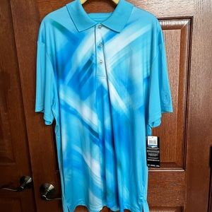 Men’s PGA Golf Shirt XL new with tags Blue